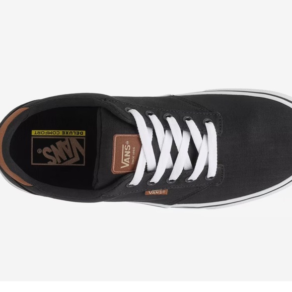 NWT Vans Atwood Deluxe Black and Brown Low-Top Sneakers size M 8/ W 9.5. Unisex - Picture 7 of 12